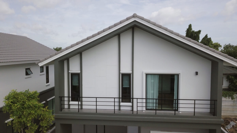 รีวิวบ้านเดี่ยว ระเบียงห้องนอน