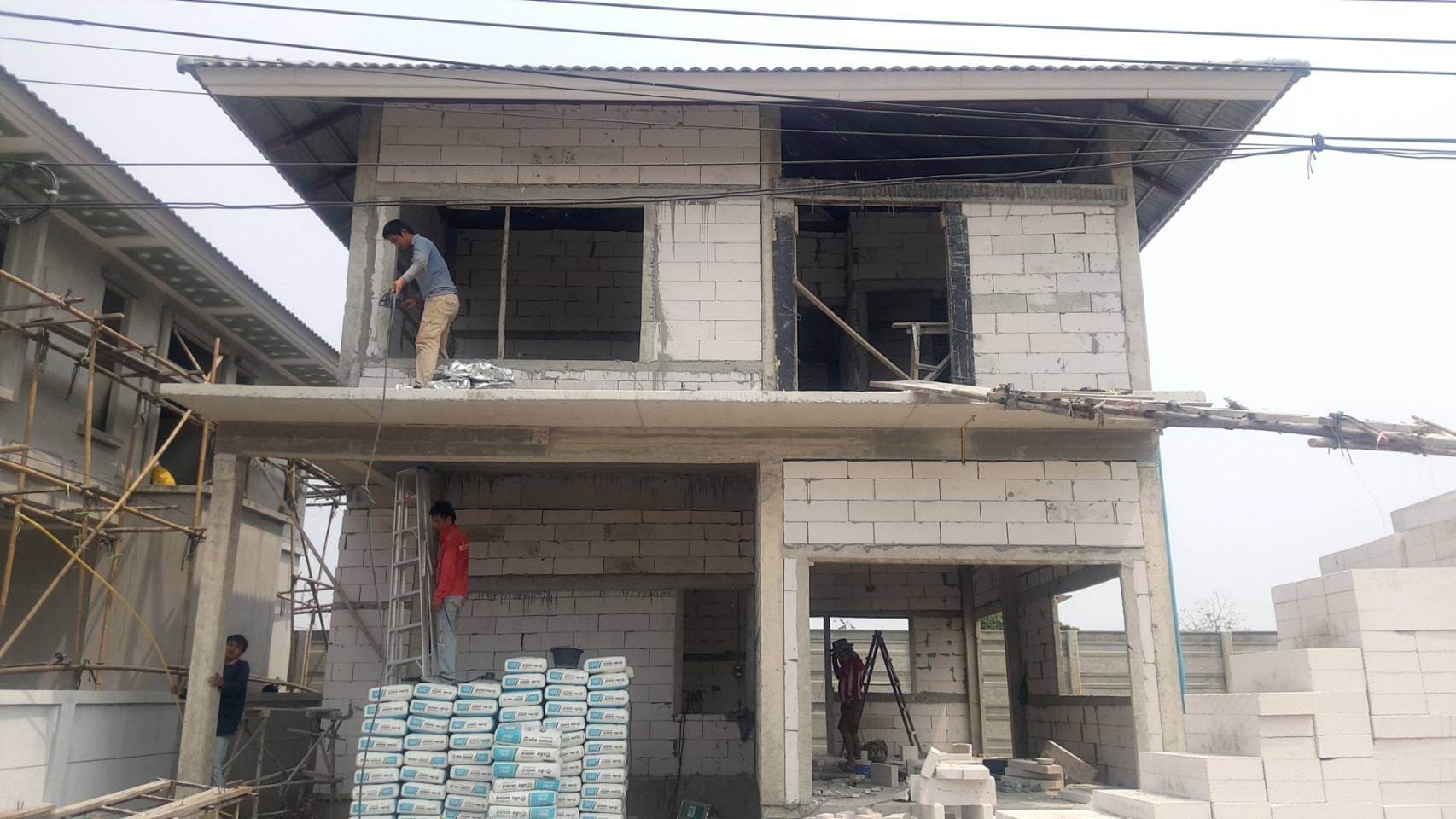 บ้านเดี่ยวแบบก่อปูน